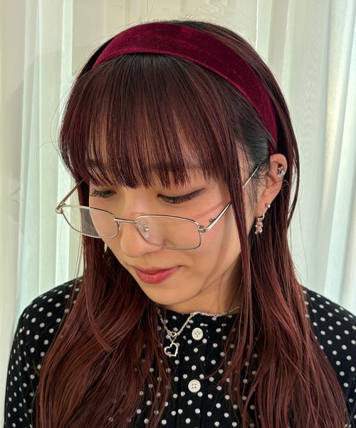 kutirlune／ベロアカチューシャ（カチューシャ）｜kutir（クティール