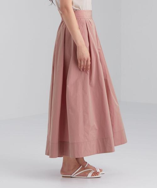 green label relaxing（グリーンレーベルリラクシング）の「FFC ランダムタック メモリー スカート（スカート・レディース・ピンク/ナチュラル/ターコイズブルー・38/36）」の22枚目の写真