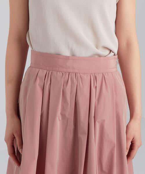 green label relaxing（グリーンレーベルリラクシング）の「FFC ランダムタック メモリー スカート（スカート・レディース・ピンク/ナチュラル/ターコイズブルー・38/36）」の16枚目の写真