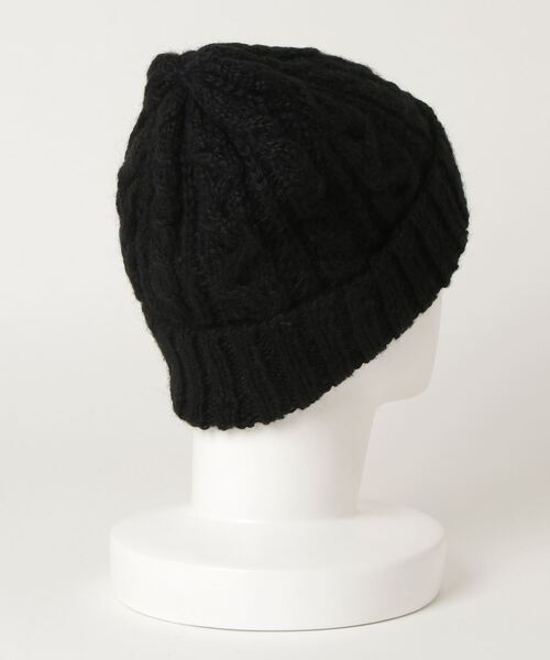 CHUMS（チャムス）の「チャムス トレッキング 帽子 ニット帽 ビーニー Napal Knit Watch ネパールニットワッチ (CH05-1225 K001) : ブラック CHUMS（キャップ・メンズ・ブラック・ﾌﾘ-）」の2枚目の写真