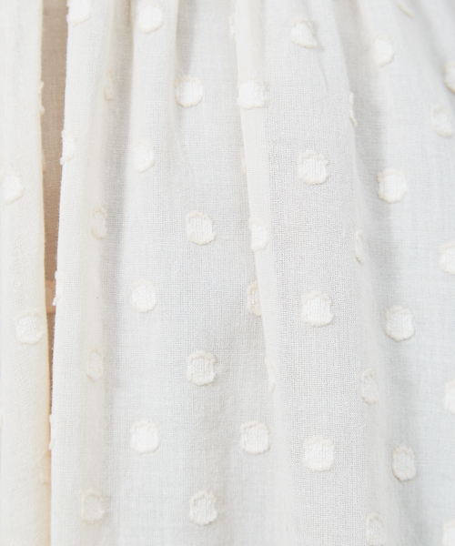 Rouge vif（ルージュヴィフ）の「ドットオーガンジーワンピース（ワンピース・レディース・ベージュ/ブラック・36/38）」の9枚目の写真