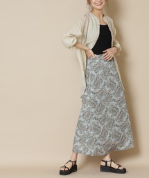 N.（N. Natural Beauty Basic） | 【S Size Line】◆ペイズリーマキシスカート(スカート)