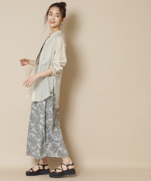 N.(N. Natural Beauty Basic)(エヌエヌナチュラルビューティーベーシック)の「【S Size Line】◆ペイズリーマキシスカート(スカート・レディース・グリーン系その他/ブラウン系その他・SMALL/MEDIUM)」の17枚目の写真