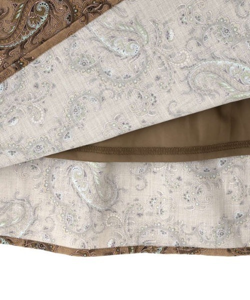 N.(N. Natural Beauty Basic)(エヌエヌナチュラルビューティーベーシック)の「【S Size Line】◆ペイズリーマキシスカート(スカート・レディース・グリーン系その他/ブラウン系その他・SMALL/MEDIUM)」の15枚目の写真