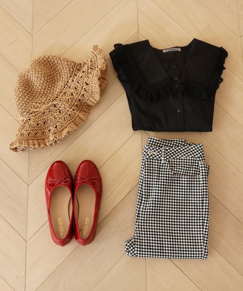 one after another NICE CLAUP（ワンアフターアナザーナイスクラップ）の「【WEB限定色あり】柄アソートスキニーパンツ（その他パンツ・レディース・ブルー/ピンク系その他/サックスブルー系1/サックスブルー系/ブラック系その他・SMALL/MEDIUM）」の12枚目の写真