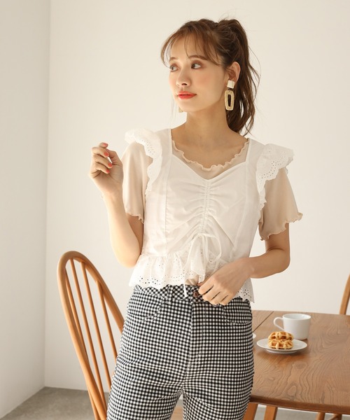 one after another NICE CLAUP（ワンアフターアナザーナイスクラップ）の「【WEB限定色あり】柄アソートスキニーパンツ（その他パンツ・レディース・ブルー/ピンク系その他/サックスブルー系1/サックスブルー系/ブラック系その他・SMALL/MEDIUM）」の9枚目の写真