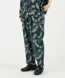 Lui's | 【SILLIS/シリス】HIGH WAIST TAPERED ALOHA PANTS(アロハ柄テーパードパンツ)(スラックス)