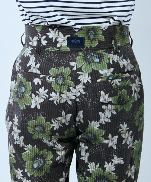 Lui's（ルイス）の「【SILLIS/シリス】HIGH WAIST TAPERED ALOHA PANTS(アロハ柄テーパードパンツ)（スラックス・メンズ・ブラック・44/46）」の13枚目の写真