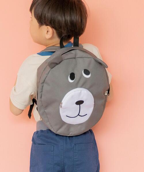 coen（コーエン）の「【coen キッズ/ジュニア】コーエンベアリュック（バックパック/リュック・キッズ・ブラック/グレー・FREE）」の4枚目の写真