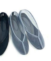 【KATHARINE ROSS】センターシームパイピング チュールシアーパンプス チャイナシューズ