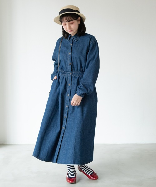 極美品♡ルネ♡デニムワンピース