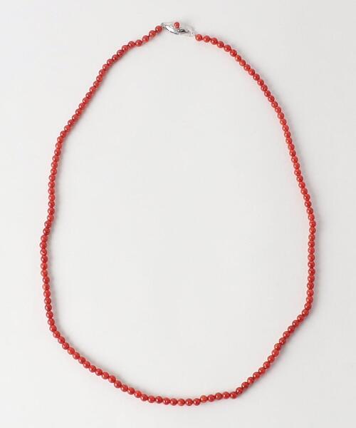 別注＜Haute Joaillerie AKIO MORI（オート ジュエラー アキオ モリ）＞ レッドコーラル ネックレス 60