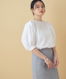 ADAM ET ROPE' | 【WEB限定】タックボリュームスリーブブラウス(シャツ/ブラウス)