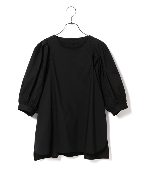 ADAM ET ROPE'（アダムエロペ）の「【WEB限定】タックボリュームスリーブブラウス（シャツ/ブラウス・レディース・ホワイト/ブラック/ピンク・FREE）」の10枚目の写真