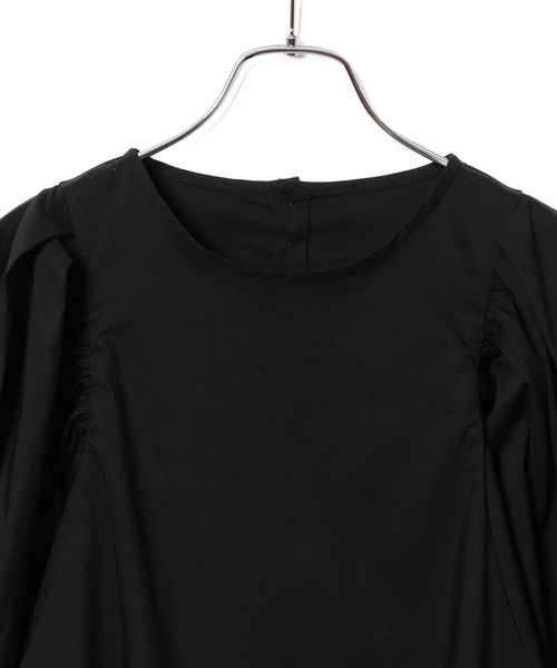 ADAM ET ROPE'（アダムエロペ）の「【WEB限定】タックボリュームスリーブブラウス（シャツ/ブラウス・レディース・ホワイト/ブラック/ピンク・FREE）」の12枚目の写真
