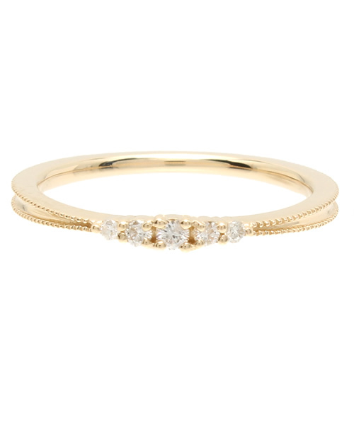 NOJESS(ノジェス)の「K10リング(30144111006)(リング・レディース・イエローゴールド・#9/#11/#7)」の1枚目の写真