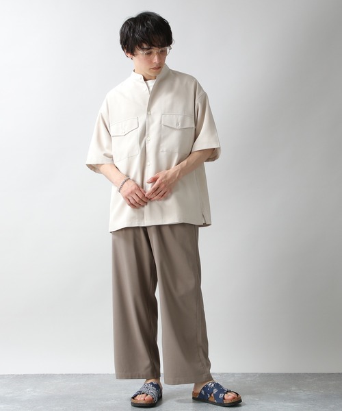 RAGEBLUE（レイジブルー）の「TRストレッチ/サマーワイドパンツ/933349（スラックス・メンズ・ホワイト/ブラック/グリーン系その他/ベージュ系その他2/ブラウン・SMALL/MEDIUM/LARGE）」の10枚目の写真