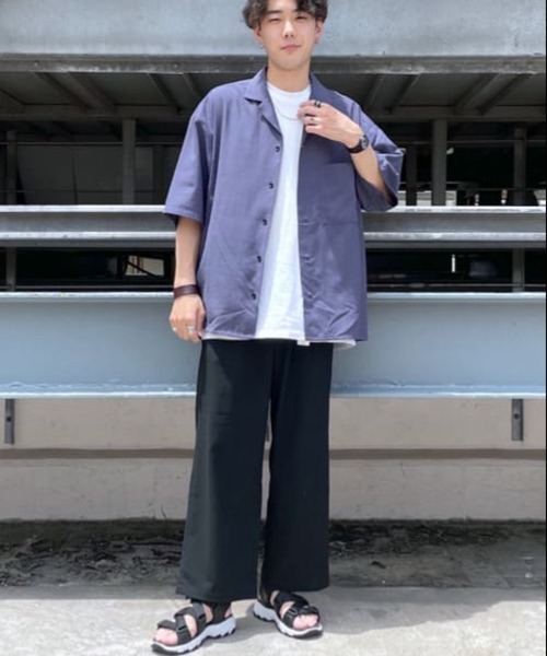 RAGEBLUE（レイジブルー）の「TRストレッチ/サマーワイドパンツ/933349（スラックス・メンズ・ホワイト/ブラック/グリーン系その他/ベージュ系その他2/ブラウン・SMALL/MEDIUM/LARGE）」の19枚目の写真