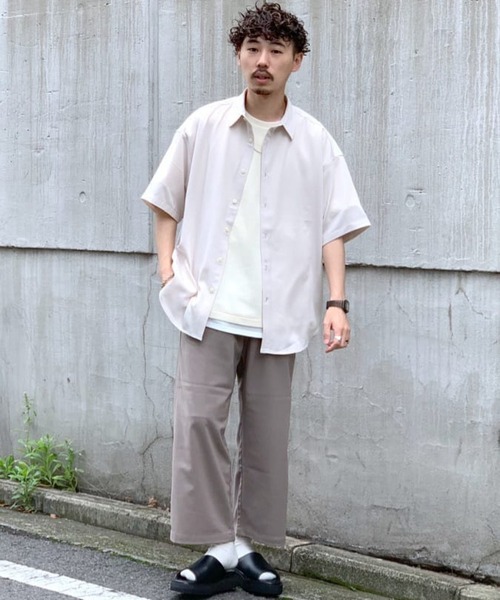 RAGEBLUE（レイジブルー）の「TRストレッチ/サマーワイドパンツ/933349（スラックス・メンズ・ホワイト/ブラック/グリーン系その他/ベージュ系その他2/ブラウン・SMALL/MEDIUM/LARGE）」の20枚目の写真