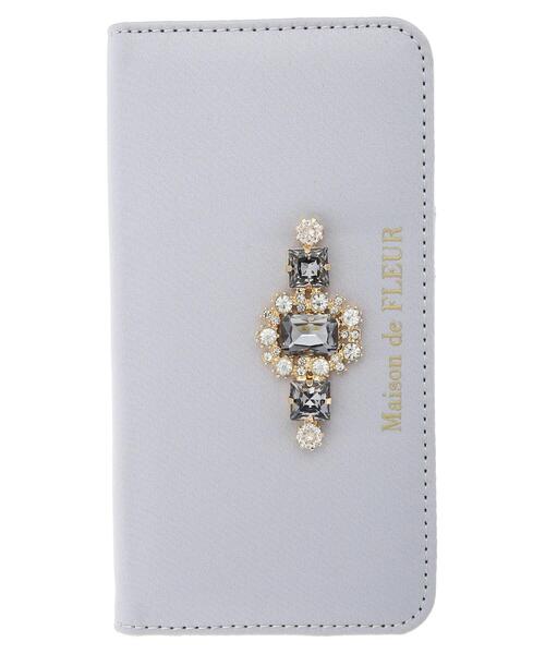 Maison de FLEUR（メゾンドフルール）の「ビジューサテンアイフォン12