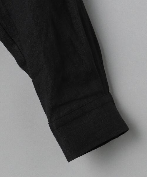 BEAUTY&YOUTH UNITED ARROWS（ビューティーアンドユースユナイテッドアローズ）の「BY 麻セーラーカラーシャツ -ウォッシャブル-（シャツ/ブラウス・レディース・ブラック/オフホワイト・FREE）」の13枚目の写真