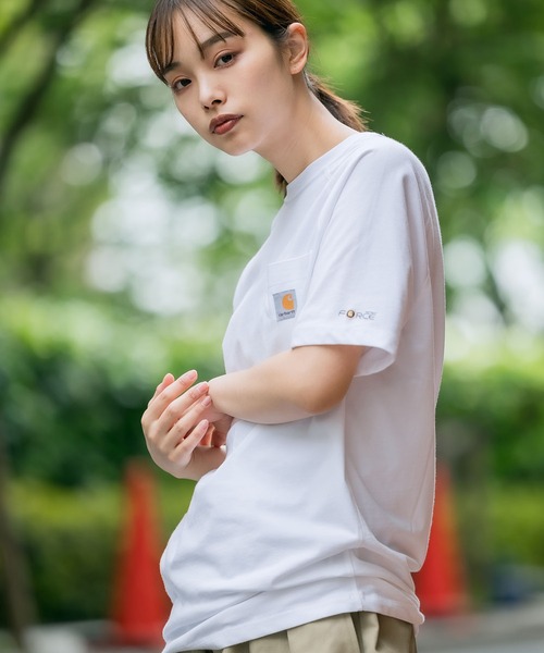 Carhartt(カーハート)の「Carhartt/カーハート M Force Rlxd Fit MW SS Pkt Tshrt Tシャツ/半袖Tシャツ(Tシャツ/カットソー・メンズ・ホワイト・S)」の1枚目の写真