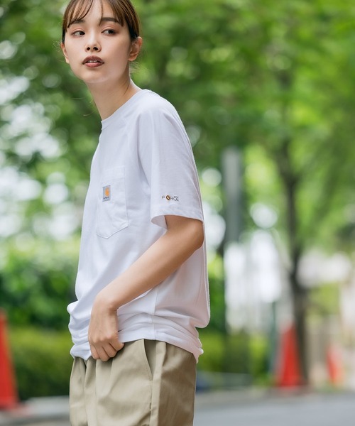 Carhartt(カーハート)の「Carhartt/カーハート M Force Rlxd Fit MW SS Pkt Tshrt Tシャツ/半袖Tシャツ(Tシャツ/カットソー・メンズ・ホワイト・S)」の9枚目の写真