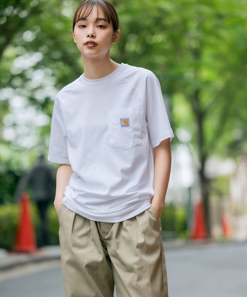 Carhartt(カーハート)の「Carhartt/カーハート M Force Rlxd Fit MW SS Pkt Tshrt Tシャツ/半袖Tシャツ(Tシャツ/カットソー・メンズ・ホワイト・S)」の8枚目の写真