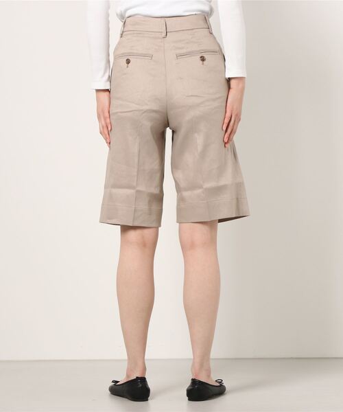 YANUK（ヤヌーク）の「YANUK(ヤヌーク) BERMUDA PANTS-COLOR/バミューダパンツ（その他パンツ・レディース・ベージュ/ネイビー・SMALL）」の4枚目の写真