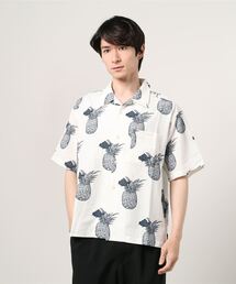 VANS ヴァンズ M VANS PINEROSE OPENCALL SHIRT 121H1060100 WHITE