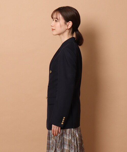 SCYE BASICS（サイベーシックス）の「◆SCYE BASICS(サイベーシックス)6B ブレザー（テーラードジャケット・レディース・ネイビー・02）」の6枚目の写真