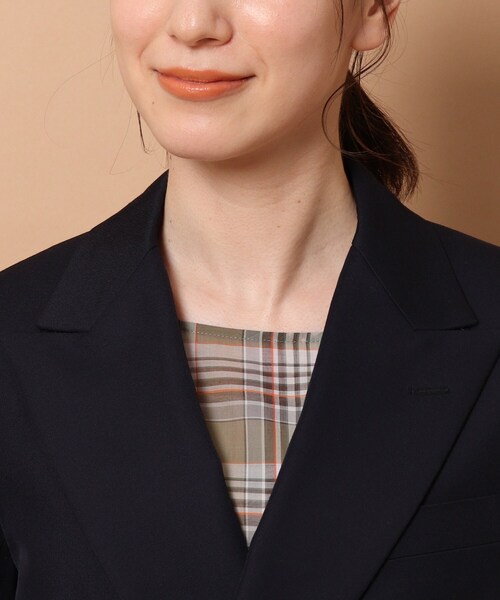 SCYE BASICS（サイベーシックス）の「◆SCYE BASICS(サイベーシックス)6B ブレザー（テーラードジャケット・レディース・ネイビー・02）」の8枚目の写真