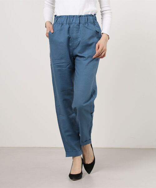 GAP（ギャップ）の「リネンブレンド ペーパーバッグパンツ（その他パンツ・レディース・その他/ブルー・000/0/10/6/00/12/4/8/2）」の13枚目の写真