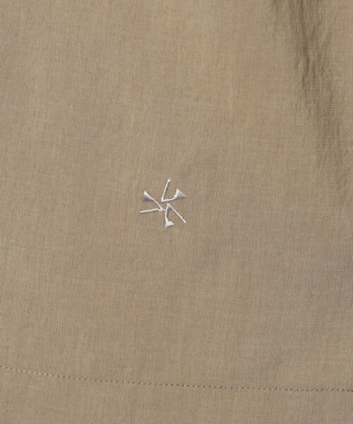 GLOSTER（グロスター）の「EVALET QUICK DRY TEE 布帛Tシャツ (※吸水速乾、ウォッシャブル、シワになりにくいイージーケア素材を使用！)（Tシャツ/カットソー・メンズ・ホワイト/ネイビー/ベージュ・SMALL/LARGE/MEDIUM）」の16枚目の写真