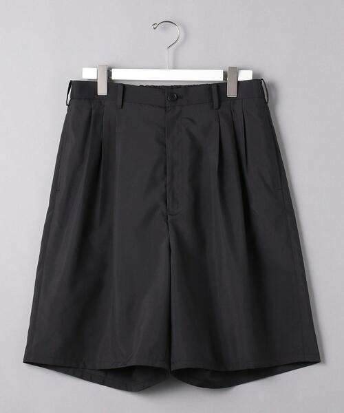 EN ROUTE（アンルート）の「＜EN ROUTE（アンルート）＞ ポリエステル タフタ 3プリーツ バックゴム ワイド ショーツ（その他パンツ・メンズ・ブラック/グレー・2/3/1）」の14枚目の写真