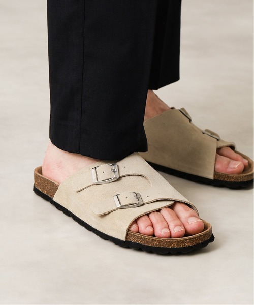 417 EDIFICE（フォーワンセブンエディフィス）の「【AUTENTI / オーセンティ】スライドサンダル（サンダル・メンズ・ブラック/パープル/ブラウン/サックスブルー/アイボリー・40/41/42）」の2枚目の写真