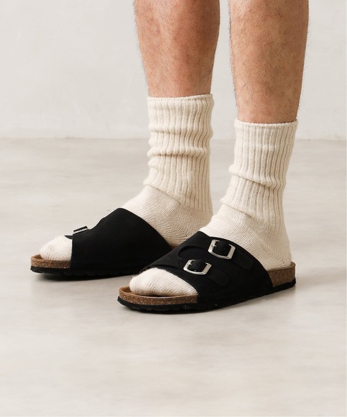 417 EDIFICE（フォーワンセブンエディフィス）の「【AUTENTI / オーセンティ】スライドサンダル（サンダル・メンズ・ブラック/パープル/ブラウン/サックスブルー/アイボリー・40/41/42）」の3枚目の写真