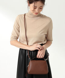 Demi-Luxe BEAMS | GIANNI CHIARINI / ALIFA 2WAY レザーバッグ S(ショルダーバッグ)