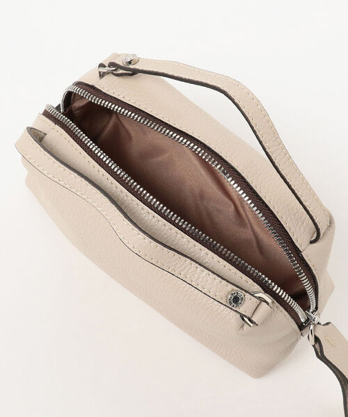 Demi-Luxe BEAMS（デミルクス ビームス）の「GIANNI CHIARINI / ALIFA 2WAY レザーバッグ S（ショルダーバッグ・レディース・ブラック/ブラウン/オフホワイト/レッド系その他・ONE SIZE）」の12枚目の写真