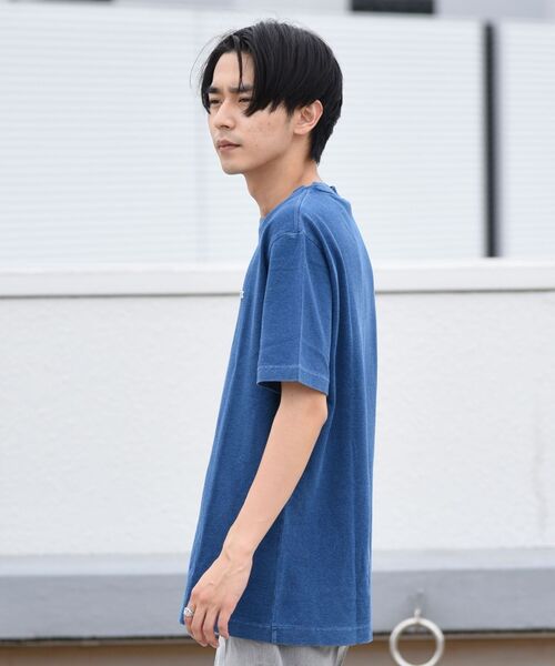 LACOSTE(ラコステ)の「【WEB限定】LACOSTE: インディゴ ピケ Tシャツ TH310EM(Tシャツ/カットソー・メンズ・ネイビー/ライトブルー・MEDIUM/LARGE/X-LARGE/SMALL)」の6枚目の写真