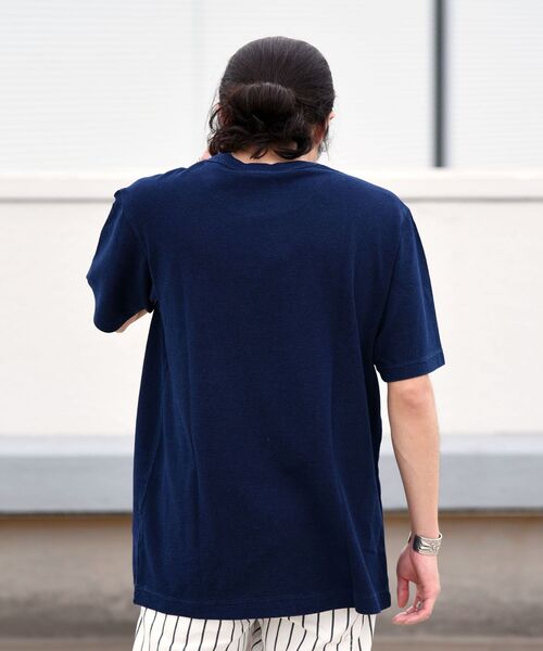 LACOSTE(ラコステ)の「【WEB限定】LACOSTE: インディゴ ピケ Tシャツ TH310EM(Tシャツ/カットソー・メンズ・ネイビー/ライトブルー・MEDIUM/LARGE/X-LARGE/SMALL)」の10枚目の写真
