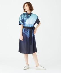 【美品】Paul Smith ポールスミス　ストライプ シャツワンピース Paul Smith（ポールスミス）の「ウィメンズ ストライプ スタンド