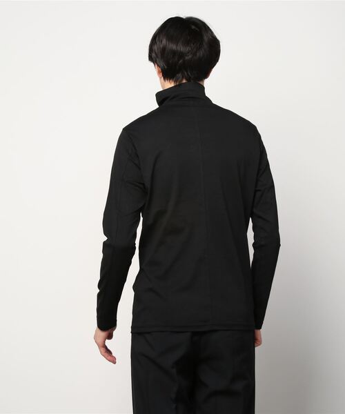 ATTACHMENT（アタッチメント）の「SUVIN COTTON SMOOTH HIGH NECKED T-SHIRT L/S（Tシャツ/カットソー・メンズ・ブラック/ホワイト/オフホワイト・1/2/3）」の10枚目の写真