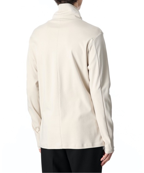 ATTACHMENT（アタッチメント）の「SUVIN COTTON SMOOTH HIGH NECKED T-SHIRT L/S（Tシャツ/カットソー・メンズ・ブラック/ホワイト/オフホワイト・1/2/3）」の5枚目の写真