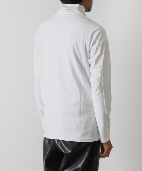 ATTACHMENT（アタッチメント）の「SUVIN COTTON SMOOTH HIGH NECKED T-SHIRT L/S（Tシャツ/カットソー・メンズ・ブラック/ホワイト/オフホワイト・1/2/3）」の18枚目の写真