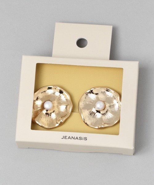 JEANASIS（ジーナシス）の「レトロフラワーイヤリング/951732（イヤリング・レディース・シルバー/ゴールド・FREE）」の5枚目の写真
