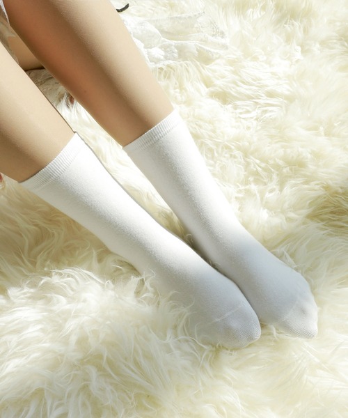 ベーシックリブソックス 黒ソックス 白ソックス（ソックス/靴下
