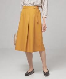 closet story（クローゼットストーリー）の「＜closet story（クローゼットストーリー）＞アシンメ タック サイドベルト スカート -ウォッシャブル-（スカート）」