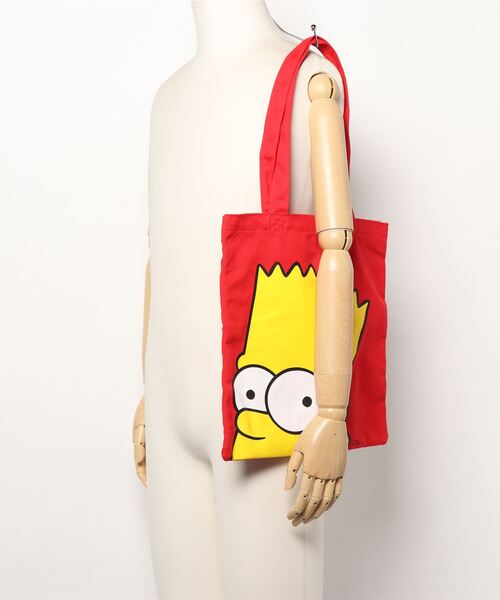 The Simpsons（ザ・シンプソンズ）の「【 The Simpsons 】 シンプソンズ カラートート ファミリー（トートバッグ・レディース・イエロー/レッド・FREE）」の6枚目の写真