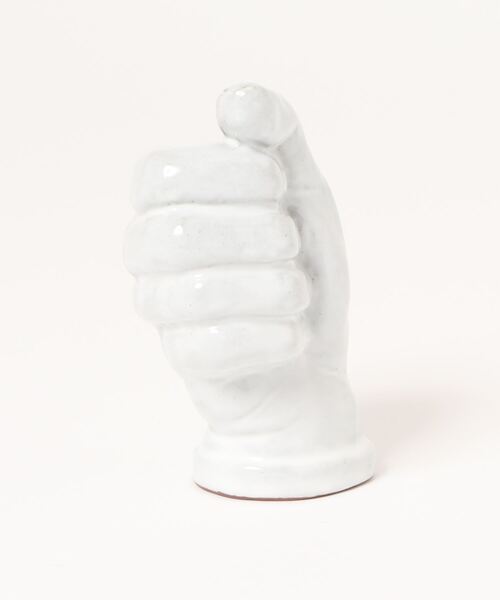 WEST VILLAGE TOKYO(ウェストビレッジトーキョー)の「AS POTTERY/ HAND アズポタリー ハンド(フラワーベース・レディース・ホワイト/ダークグリーン・FREE)」の9枚目の写真